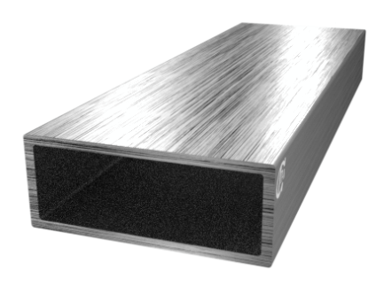профиль алюминиевый прямоугольник 10х25х1